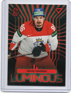SportZoo Hokejové Česko 2024 LUMINOUS Red # LS-26 Tomášek David