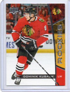 Kubalík Dominik - Chicago - Upper Deck Rookies set 2019-2020 č.22
