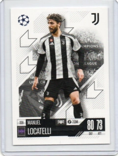 Topps Match Attax UEFA Club 2024-2025 Base # 328 Manuel LOCATELLI - Juventus Turín