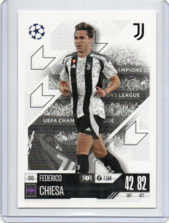 Topps Match Attax UEFA Club 2024-2025 Base # 330 Federico CHIESA - Juventus Turín