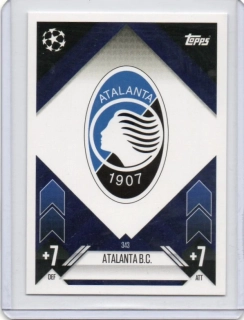 Topps Match Attax UEFA Club 2024-2025 Base # 343 Team LOGO - Atlanta Bergamo