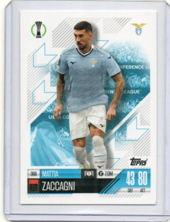 Topps Match Attax UEFA Club 2024-2025 Base # 368 Mattia ZACCAGNI - SS Lazio