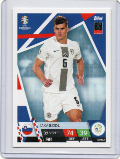 Topps Match Attax EURO 2024 - BASE # SVN 2 Jaka Bijol - Slovenia