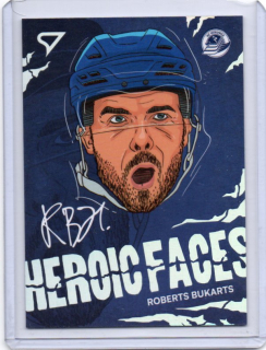 SportZoo ELH 2024-2025 I.série HERDIC FACES Base # HF-6 Bukarts Roberts - Vítkovice