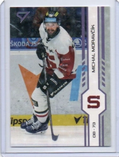 SportZoo ELH 2024-2025 I.série PUCK MARKS # 43 Moravčík Michal - Sparta