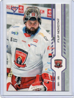 SportZoo ELH 2024-2025 I.série PUCK MARKS # 127 Novotný Filip (G) - Hradec Kr.