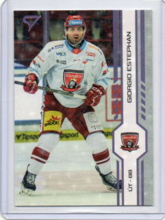 SportZoo ELH 2024-2025 I.série PUCK MARKS # 138 Estephan Giorgio - Hradec Kr.