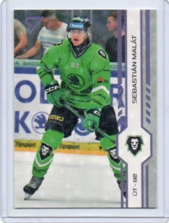 SportZoo ELH 2024-2025 I.série PUCK MARKS # 231 Malát Sebastián - Ml. Boleslav