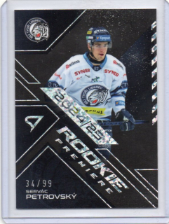 SportZoo ELH 2024-2025 I.série ROOKIE Premiere x/99 # RP-7 Petrovský Servác - Liberec