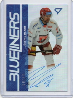 SportZoo ELH 2024-2025 I.série BLUELINERS AU Sign. x/49 # BLS-JB Blain Jérémie - Hradec Kr.