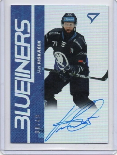 SportZoo ELH 2024-2025 I.série BLUELINERS AU Sign. x/49 # BLS-JP Piskáček Jan - Plzeň