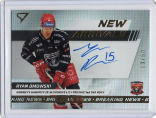 SportZoo ELH 2024-2025 I.série NEW ARRIVALS AU Sign. x/60 # NAS-RD Dmowski Ryan - Hradec Kr.