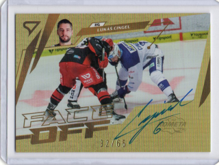 SportZoo ELH 2024-2025 II.série FACE OFF AU Sign. x/65 # FOS-LC Cingel Lukáš - Brno