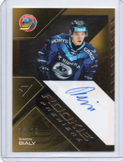 SportZoo ELH 2024-2025 II.série ROOKIE Premiere AU Sign. x/39 # RPS-SB Bialy Šimon - Vítkovice