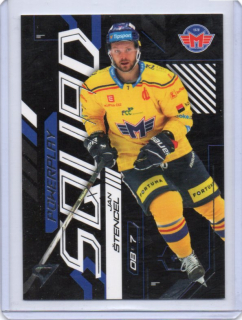 SportZoo ELH 2024-2025 II.série POWER PLAY SQUAD Base # PS-36 Štencel Jan - Č.Budějovice