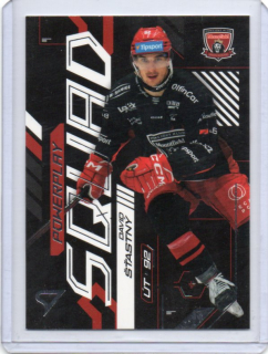 SportZoo ELH 2024-2025 II.série POWER PLAY SQUAD Base # PS-53 Šťastný David - Hradec Kr.