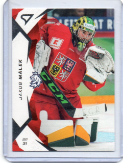 SportZoo Hokejové Česko 2025 Base # 04 Málek Jakub (G)