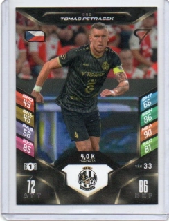 SportZoo FL Chance Liga DUEL 2025-2026 BASE # 96 Petrášek Tomáš - Hradec Králové