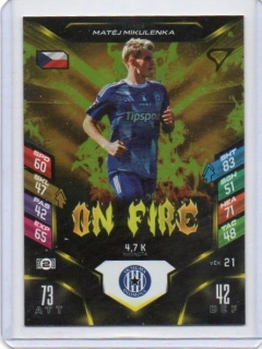 SportZoo FL Chance Liga DUEL 2025-2026 ON FIRE # OF-06 Mikulenka Matěj - Olomouc