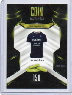 SportZoo FL Chance Liga DUEL 2025-2026 COIN CARD # CC-38 Venkovní dres 1.FC Slovácko