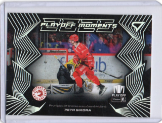 SportZoo ELH 2024-2025 Play Off MOMENTS Base # PM-02 Sikora Peter - Třinec