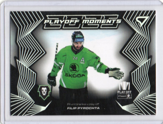SportZoo ELH 2024-2025 Play Off MOMENTS Base # PM-12 Pyrochta Filip - Ml.Boleslav