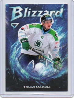 SportZoo ELH 2025-2026 I.série BLIZZARD Base # BL-22 Mazura Tomáš - Ml.Boleslav