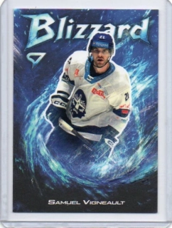 SportZoo ELH 2025-2026 I.série BLIZZARD Base # BL-42 Vigneault Samuel - Kladno