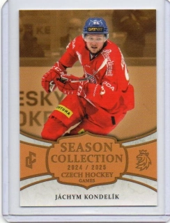LC Season Collection 2024/2025 s.II CZECH HOCKEY GAMES Gold # CHG-26 Kondelík Jáchym