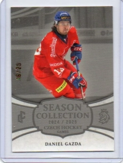 LC Season Collection 2024/2025 s.II CZECH HOCKEY GAMES PLATINUM x/25 # CHG-03 Gazda Daniel