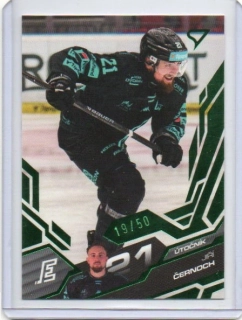 SportZoo ELH 2025-2026 I.série Green x/50 # 81 Černoch Jiří - K.Vary