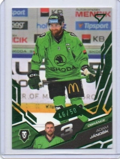 SportZoo ELH 2025-2026 I.série Green x/50 # 111 Jánošík Adam - Ml.Boleslav