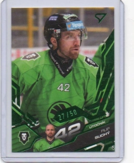 SportZoo ELH 2025-2026 I.série Green x/50 # 125 Suchý Filip - Ml.Boleslav