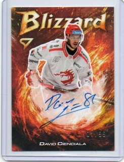 SportZoo ELH 2025-2026 I.série BLIZZARD AU Sign. x/55 # BLS-DC Cienciala David - Třinec
