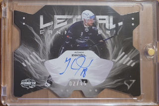 SportZoo ELH 2025-2026 I.série LETHAL CANNONEERS AU Sign. x/45 # LCS-AZ Zbořil Adam - Brno