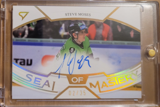 SportZoo ELH 2025-2026 I.série SEAL of MASTERY AU Sign. x/35 # SMS-SM Moses Steve - Ml.Boleslav