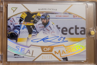 SportZoo ELH 2025-2026 I.série SEAL of MASTERY AU Sign. x/35 # SMS-MZ Zachar Marek - Liberec