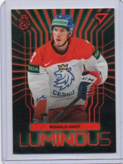 SportZoo Hokejové Česko 2024 LUMINOUS Red # LS-09 Knot Ronald