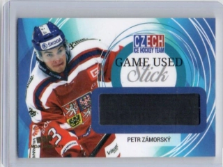 Moje Kartičky 2018 Game Used Memorabilia x/25 Stick # GU-PZ Zámorský Petr