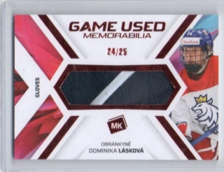 MK 2023 Game Used MEMO Glove x/25 # GUM-3 Lásková Dominika
