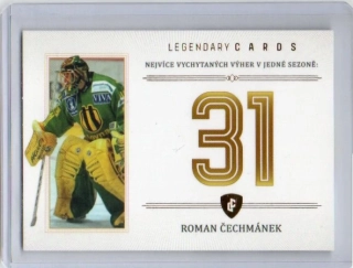 LC Rekordy ELH - Rekordy Zákl. část x/20 # ZC-WS6 Čechmánek Roman (G) - Vsetín