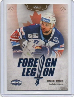 OFS 2020-2021 FOREIGN LEGION Blue x/66 # Defazio Brandon - Brno
