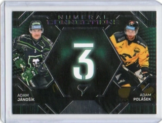 SportZoo ELH 2025-2026 II.série NUMERAL CONNECTIONS Base # NC-02 Jánošík - Polášek - MLB / LIT