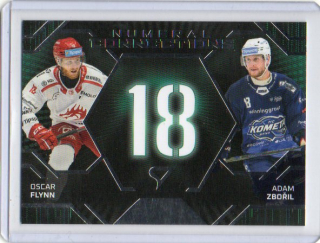 SportZoo ELH 2025-2026 II.série NUMERAL CONNECTIONS Base # NC-07 Flynn - Zbořil - TRI / BRN