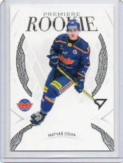 SportZoo ELH 2025-2026 II.série ROOKIE Premiere Base # RP-14 Cícha Matyáš - Č.Budějovice