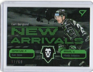 SportZoo ELH 2025-2026 II.série NEW ARRIVALS x/60 # NA-20 Berglund Carl - Ml.Boleslav