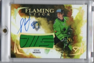 SportZoo ELH 2025-2026 II.série FLAMING STICK AU Sign x/10 # FSS-MS Moses Steve - Ml.Boleslav