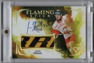 SportZoo ELH 2025-2026 II.série FLAMING STICK AU Sign x/10 # FSS-JO Orsava Jakub - Olomouc