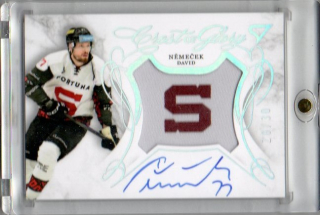 SportZoo ELH 2025-2026 II.série CREST OF GLORY AU Sign x/30 # CG-DN Němeček David - Sparta