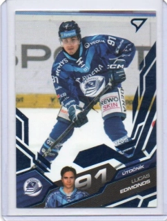 SportZoo ELH 2025-2026 II.série AZURE BLUE # 340 Edmonos Lucas - Vítkovice